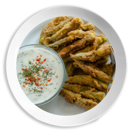 Fried okra