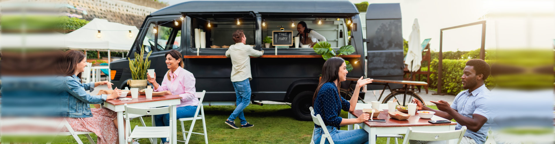 selling food on a van